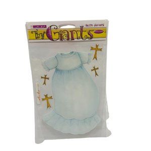 EKSuccess Sticko Tiny Giants Vellum Sticker Christening Dress Scrapbooking Stick